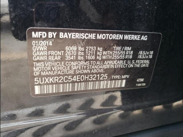 Photo 9 VIN: 5UXKR2C54E0H32125 - BMW X5 SDRIVE3 