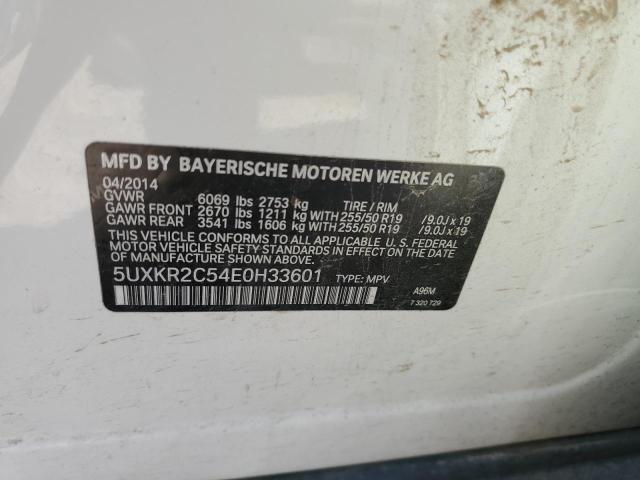 Photo 12 VIN: 5UXKR2C54E0H33601 - BMW X5 SDRIVE3 