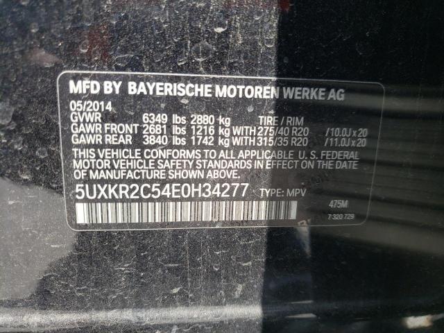 Photo 9 VIN: 5UXKR2C54E0H34277 - BMW X5 SDRIVE3 