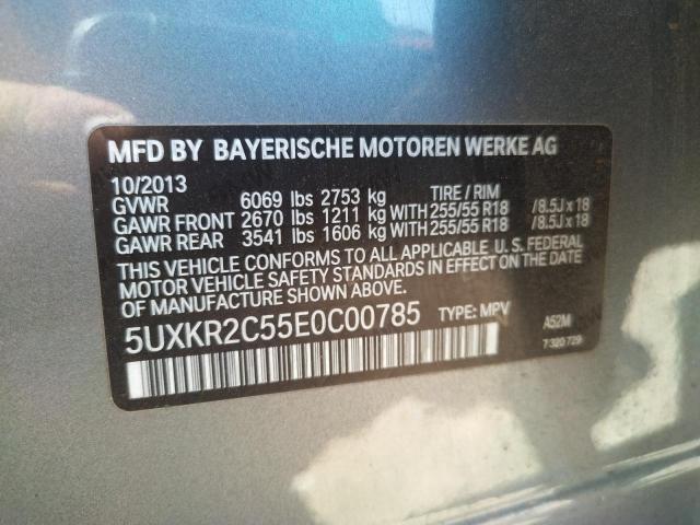 Photo 9 VIN: 5UXKR2C55E0C00785 - BMW X5 SDRIVE3 