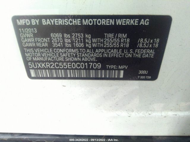 Photo 8 VIN: 5UXKR2C55E0C01709 - BMW X5 