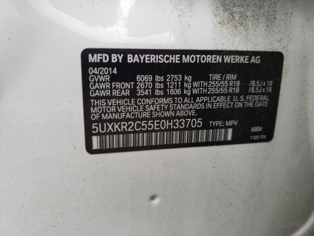 Photo 11 VIN: 5UXKR2C55E0H33705 - BMW X5 SDRIVE3 