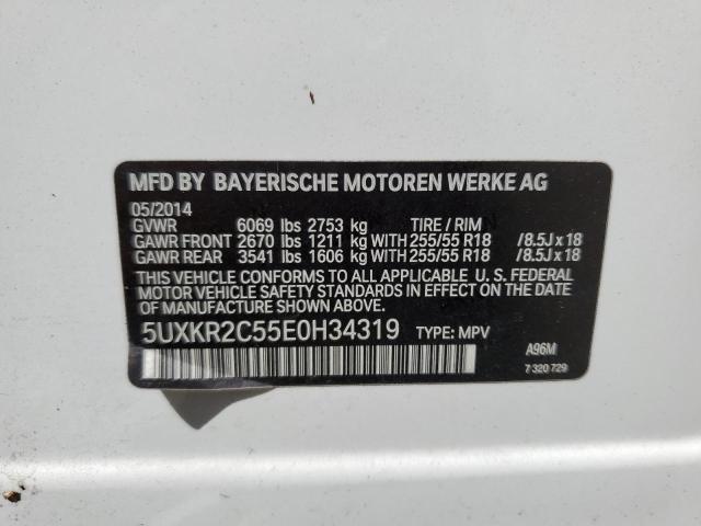 Photo 9 VIN: 5UXKR2C55E0H34319 - BMW X5 SDRIVE3 