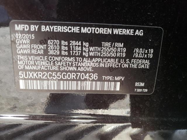 Photo 9 VIN: 5UXKR2C55G0R70436 - BMW X5 