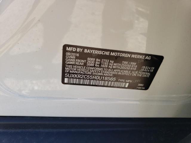 Photo 11 VIN: 5UXKR2C55H0U18565 - BMW X5 SDRIVE3 