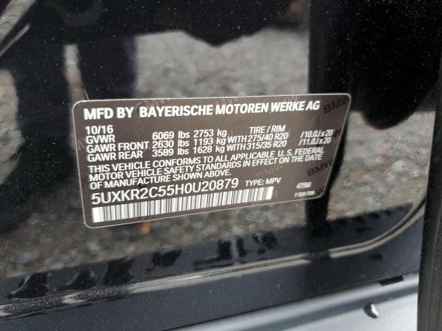 Photo 12 VIN: 5UXKR2C55H0U20879 - BMW X5 SDRIVE3 