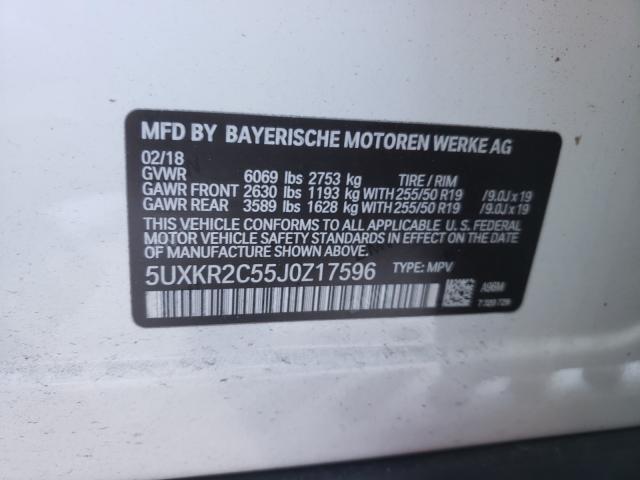 Photo 9 VIN: 5UXKR2C55J0Z17596 - BMW X5 