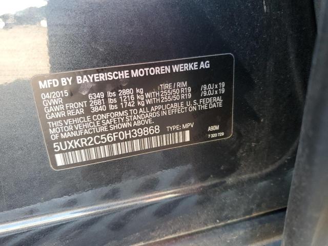 Photo 12 VIN: 5UXKR2C56F0H39868 - BMW X5 SDRIVE3 