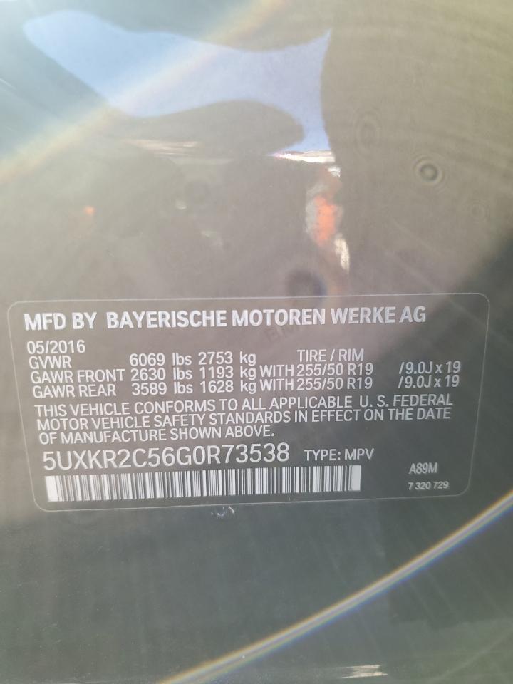 Photo 12 VIN: 5UXKR2C56G0R73538 - BMW X5 