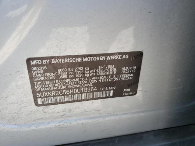 Photo 11 VIN: 5UXKR2C56H0U18364 - BMW X5 SDRIVE3 