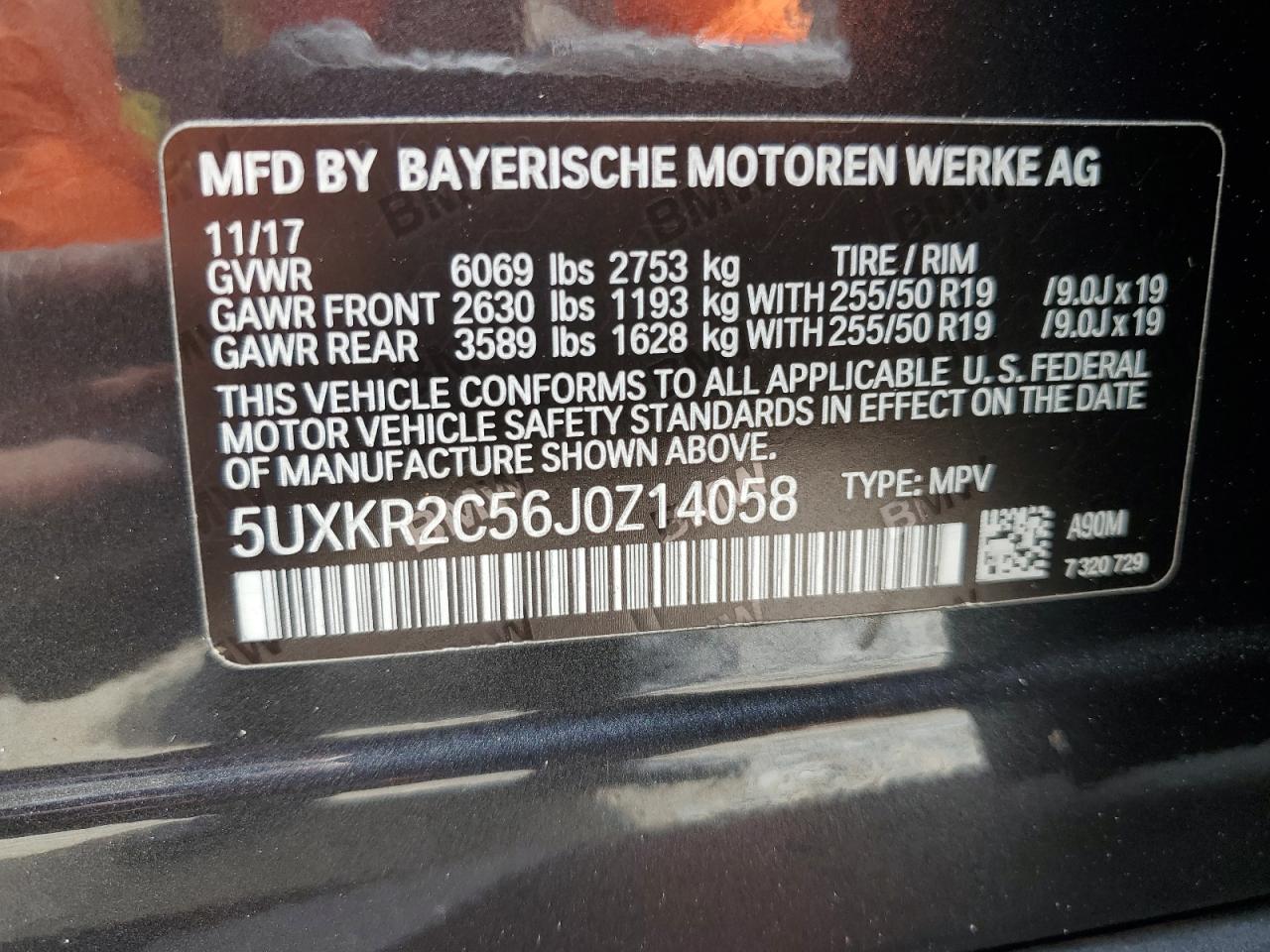 Photo 11 VIN: 5UXKR2C56J0Z14058 - BMW X5 