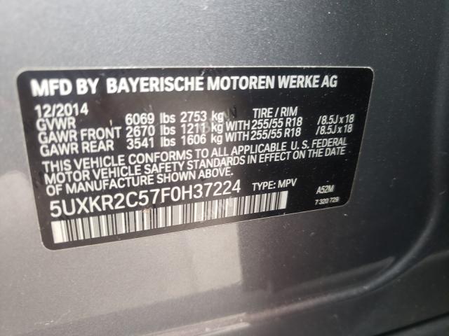 Photo 9 VIN: 5UXKR2C57F0H37224 - BMW X5 SDRIVE3 