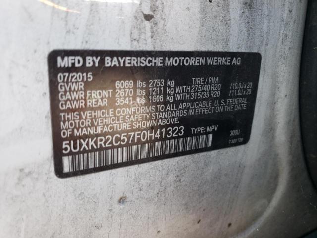 Photo 11 VIN: 5UXKR2C57F0H41323 - BMW X5 SDRIVE3 