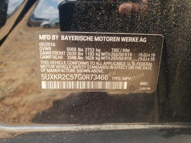 Photo 9 VIN: 5UXKR2C57G0R73466 - BMW X5 SDRIVE3 