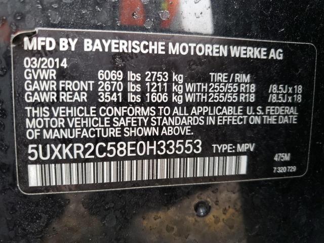 Photo 9 VIN: 5UXKR2C58E0H33553 - BMW X5 SDRIVE3 