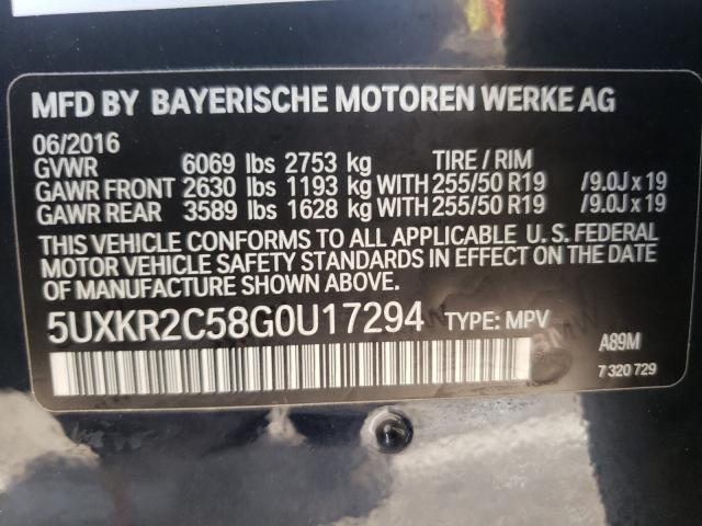 Photo 9 VIN: 5UXKR2C58G0U17294 - BMW X5 SDRIVE3 