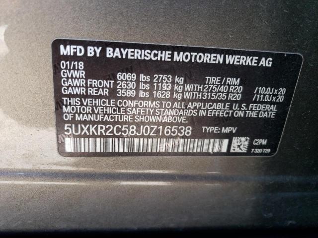 Photo 12 VIN: 5UXKR2C58J0Z16538 - BMW X5 SDRIVE3 