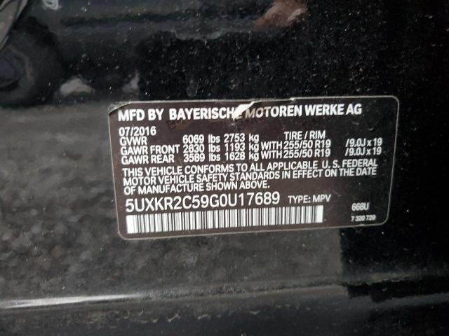 Photo 12 VIN: 5UXKR2C59G0U17689 - BMW X5 SDRIVE3 