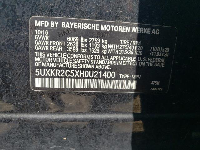 Photo 9 VIN: 5UXKR2C5XH0U21400 - BMW X5 