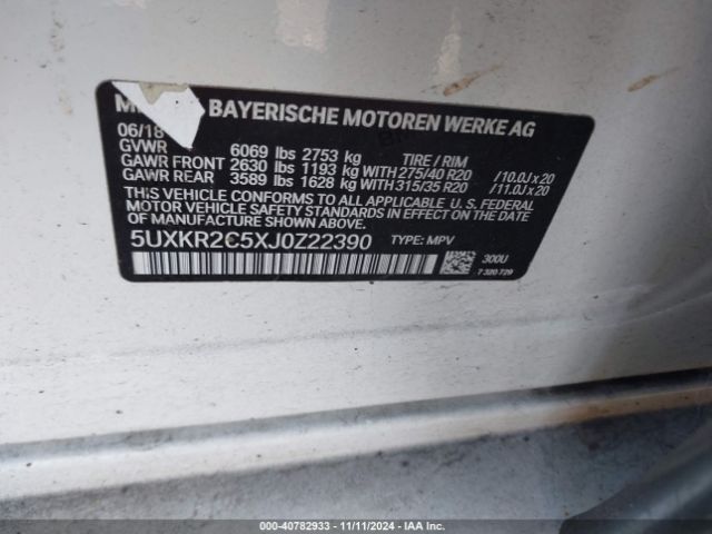 Photo 8 VIN: 5UXKR2C5XJ0Z22390 - BMW X5 