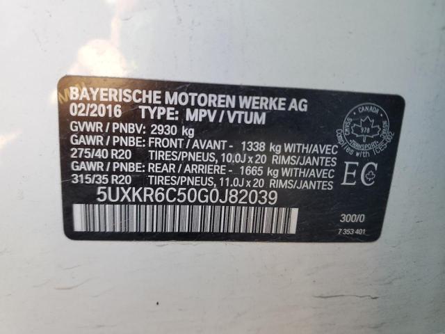 Photo 12 VIN: 5UXKR6C50G0J82039 - BMW X5 XDRIVE5 