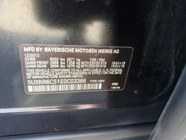 Photo 12 VIN: 5UXKR6C51E0C03366 - BMW X5 XDRIVE5 