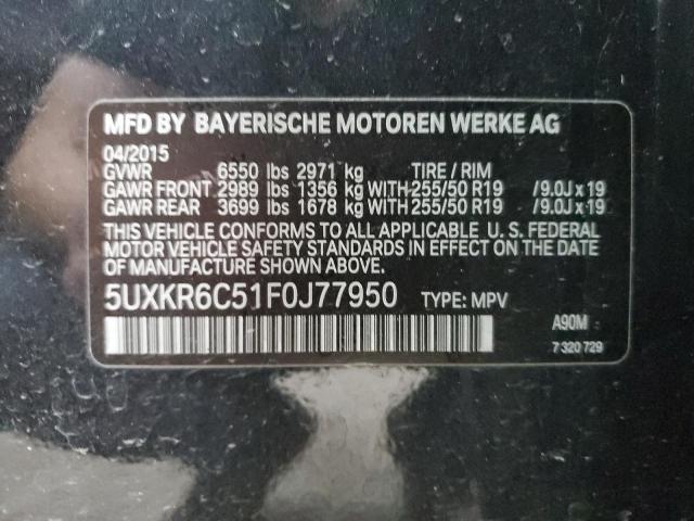 Photo 12 VIN: 5UXKR6C51F0J77950 - BMW X5 