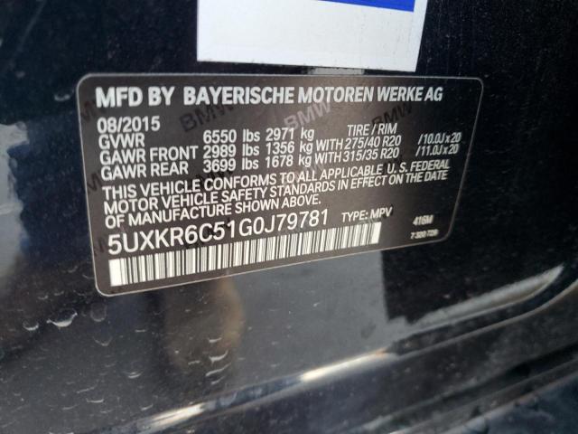 Photo 12 VIN: 5UXKR6C51G0J79781 - BMW X5 XDRIVE5 