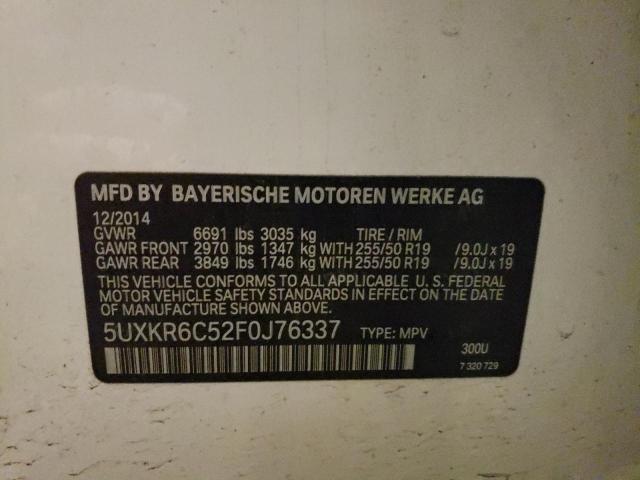 Photo 12 VIN: 5UXKR6C52F0J76337 - BMW X5 XDRIVE5 