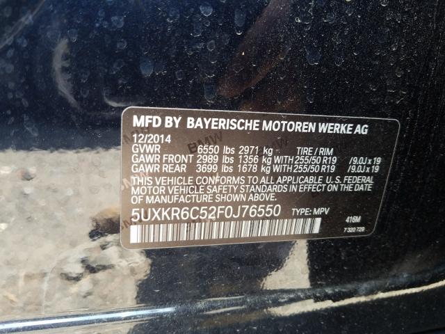 Photo 9 VIN: 5UXKR6C52F0J76550 - BMW X5 