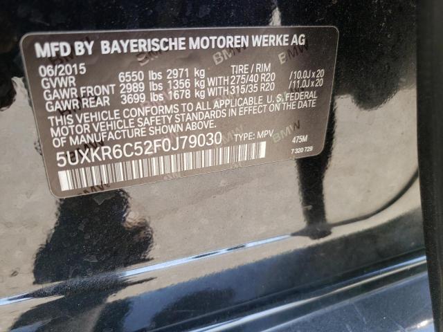 Photo 9 VIN: 5UXKR6C52F0J79030 - BMW X5 XDRIVE5 