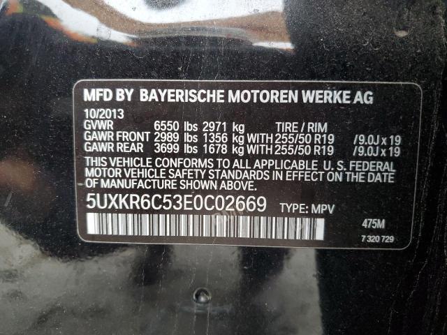 Photo 12 VIN: 5UXKR6C53E0C02669 - BMW X5 XDRIVE5 