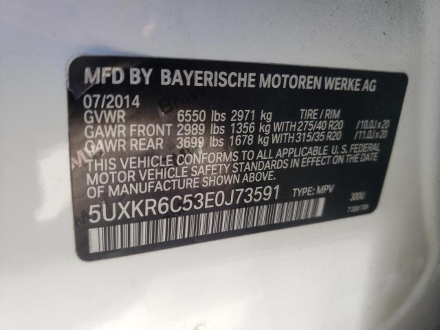 Photo 9 VIN: 5UXKR6C53E0J73591 - BMW X5 XDRIVE5 