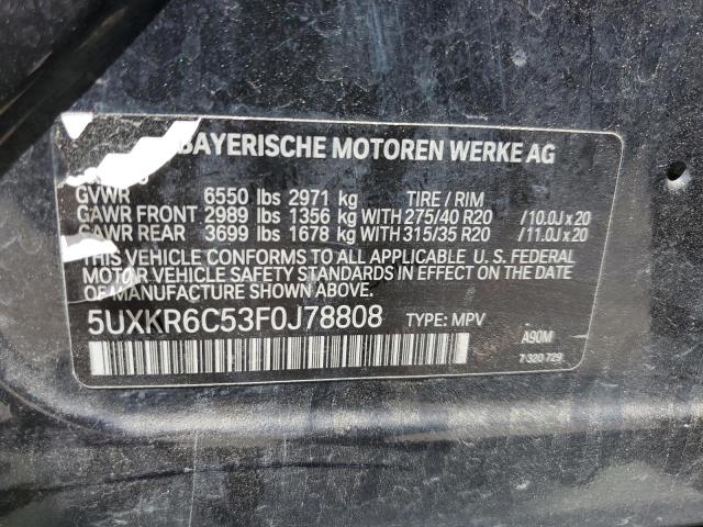 Photo 11 VIN: 5UXKR6C53F0J78808 - BMW X5 XDRIVE5 