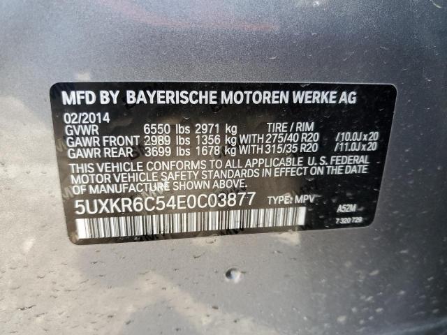 Photo 12 VIN: 5UXKR6C54E0C03877 - BMW X5 XDRIVE5 