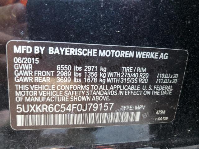 Photo 12 VIN: 5UXKR6C54F0J79157 - BMW X5 XDRIVE5 