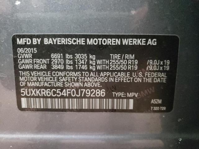 Photo 12 VIN: 5UXKR6C54F0J79286 - BMW X5 XDRIVE5 