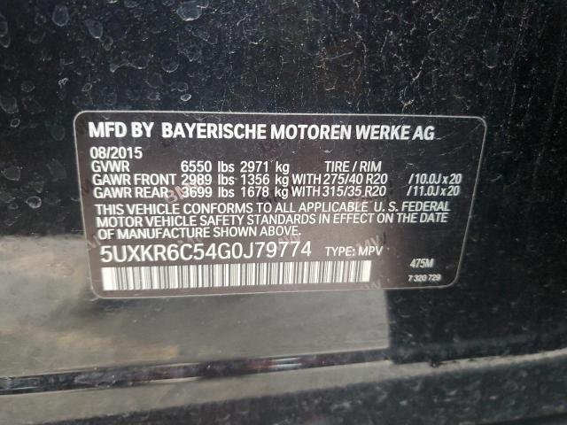 Photo 11 VIN: 5UXKR6C54G0J79774 - BMW X5 XDRIVE5 