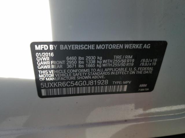 Photo 12 VIN: 5UXKR6C54G0J81928 - BMW X5 XDRIVE5 