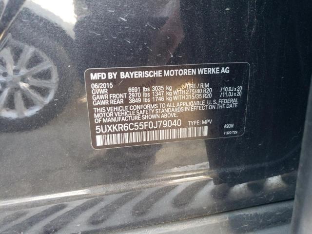 Photo 11 VIN: 5UXKR6C55F0J79040 - BMW X5 XDRIVE5 