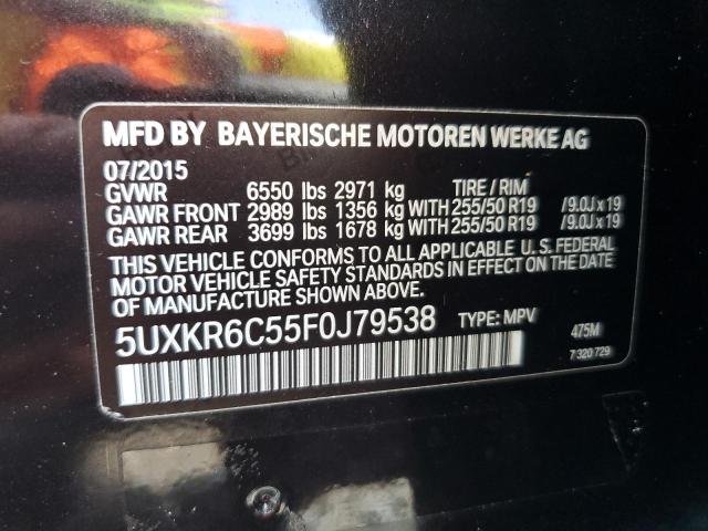 Photo 12 VIN: 5UXKR6C55F0J79538 - BMW X5 XDRIVE5 