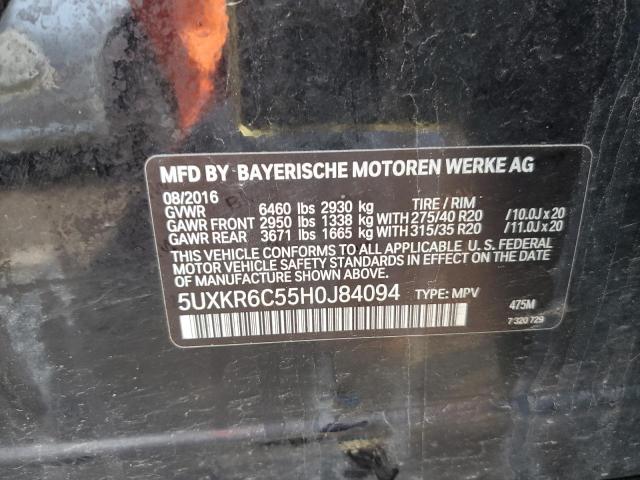 Photo 12 VIN: 5UXKR6C55H0J84094 - BMW X5 XDRIVE5 