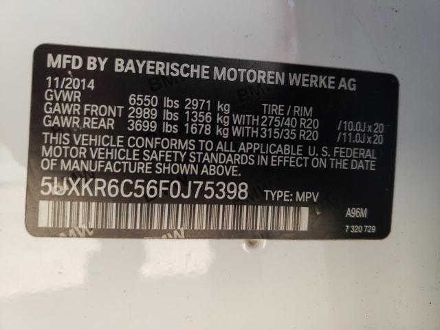 Photo 11 VIN: 5UXKR6C56F0J75398 - BMW X5 XDRIVE5 