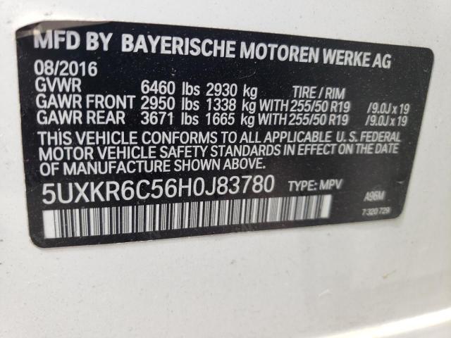 Photo 12 VIN: 5UXKR6C56H0J83780 - BMW X5 XDRIVE5 