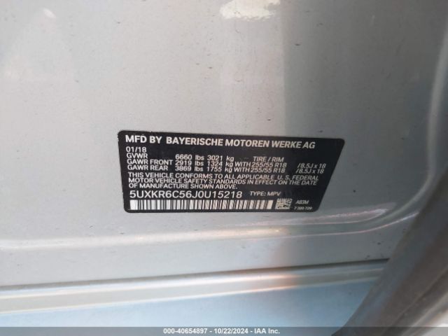 Photo 8 VIN: 5UXKR6C56J0U15218 - BMW X5 