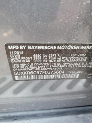 Photo 12 VIN: 5UXKR6C57F0J75684 - BMW X5 XDRIVE5 