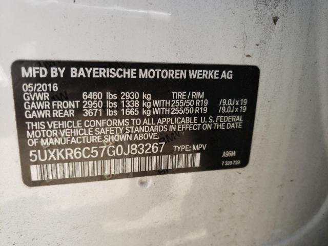 Photo 12 VIN: 5UXKR6C57G0J83267 - BMW X5 XDRIVE5 