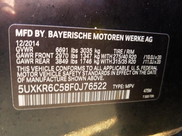 Photo 9 VIN: 5UXKR6C58F0J76522 - BMW X5 