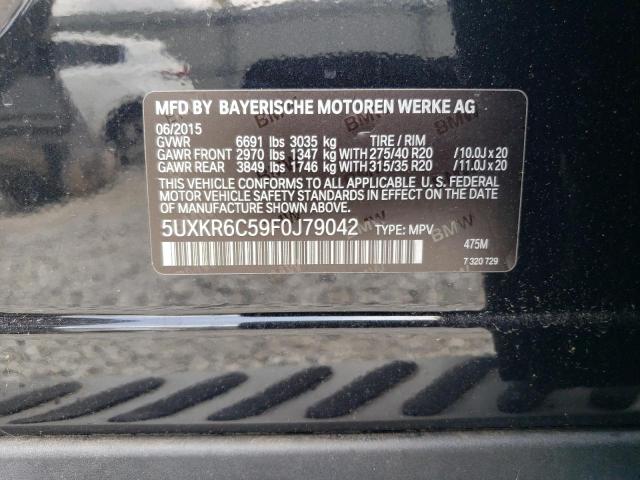 Photo 12 VIN: 5UXKR6C59F0J79042 - BMW X5 XDRIVE5 