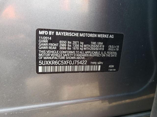 Photo 12 VIN: 5UXKR6C5XF0J75422 - BMW X5 